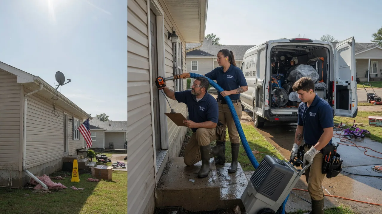 Ceiling Water Damage Restoration in Hye, TX near me